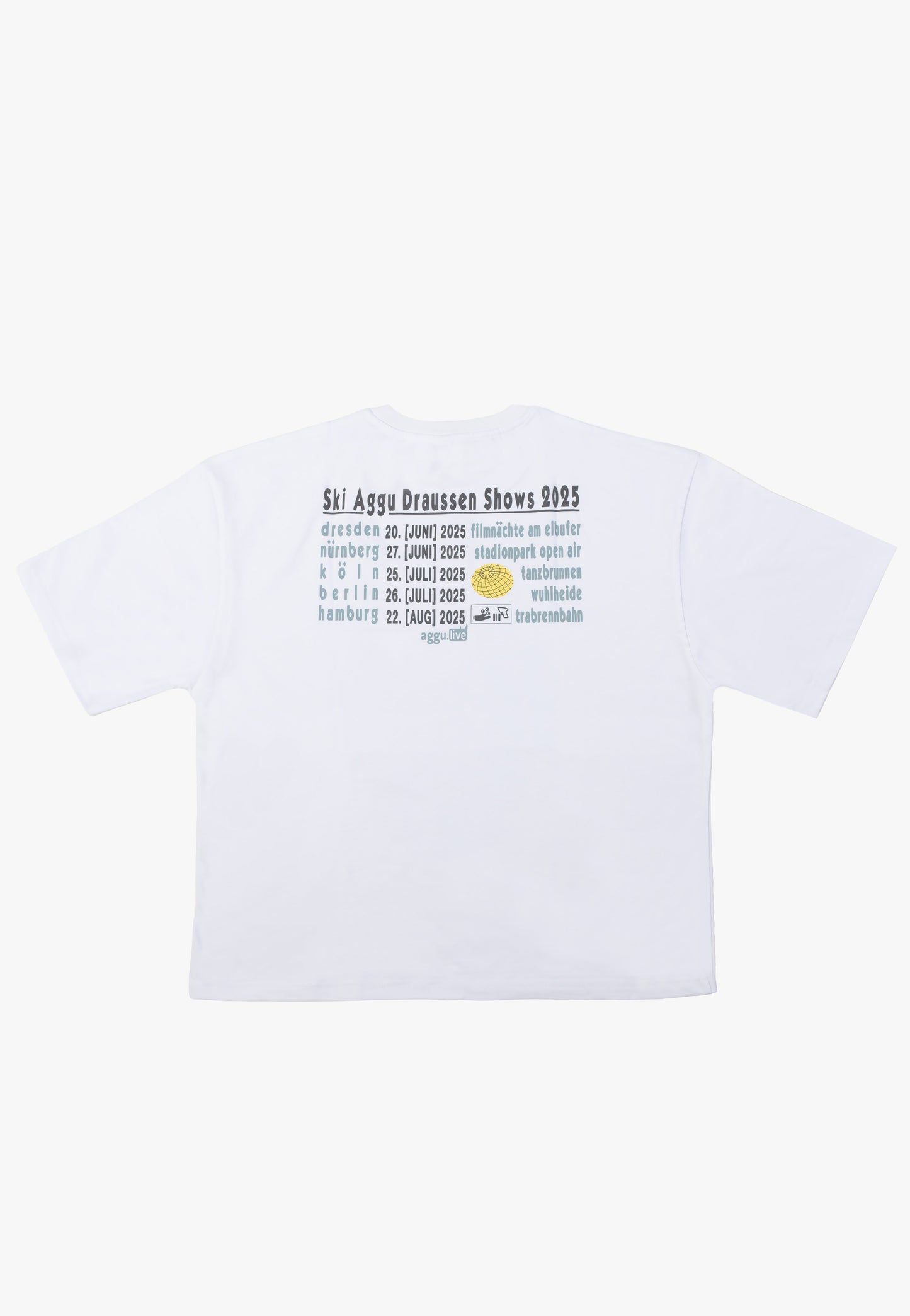 Ski Aggu - FACE White - T-Shirt | Men-Image